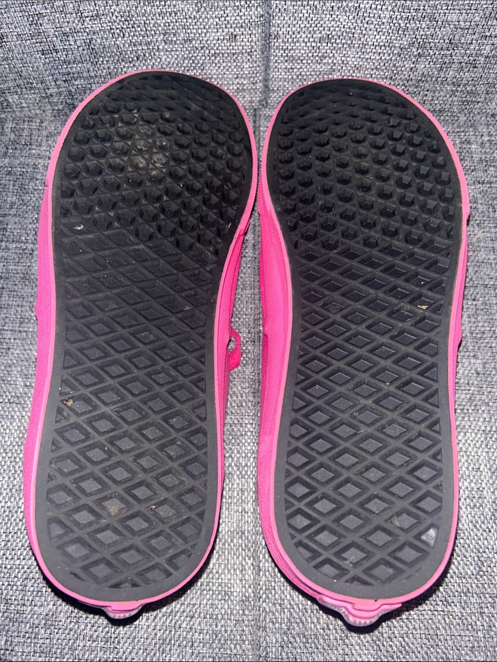 Vans Pink Canvas Low-Top Lace-Up Sneakers - Picture 7 of 9